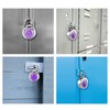 HZSY Combination Padlock 1 Pack, Fixed Dial Combination Padlock with