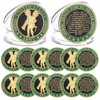 Landical 12 Pieces Army Challenge Coins Army Armed Forces Prayer