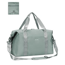 Ceneda Easyjet Cabin Bag 45x36x20 Foldable Carry on Bag Travel Duffel Bag 30L Under Seat Weekend Overnight Bag for Women and Men (Celadon)