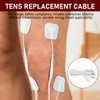 TENS EMS Replacement Cable with 2 mm Pin Connectors, Flexible