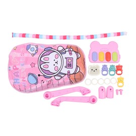 Baby Kick Piano Gym Mat Newborn Games Early Learning Educational Toy Kick Piano Play Mat Roseate