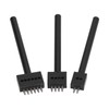3Pcs Leather Perforated Tool Black Tooth Durable Quick Easy DIY