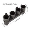 AINUO Wall Mount Accessory Holder for Dyson V8 V7 V10