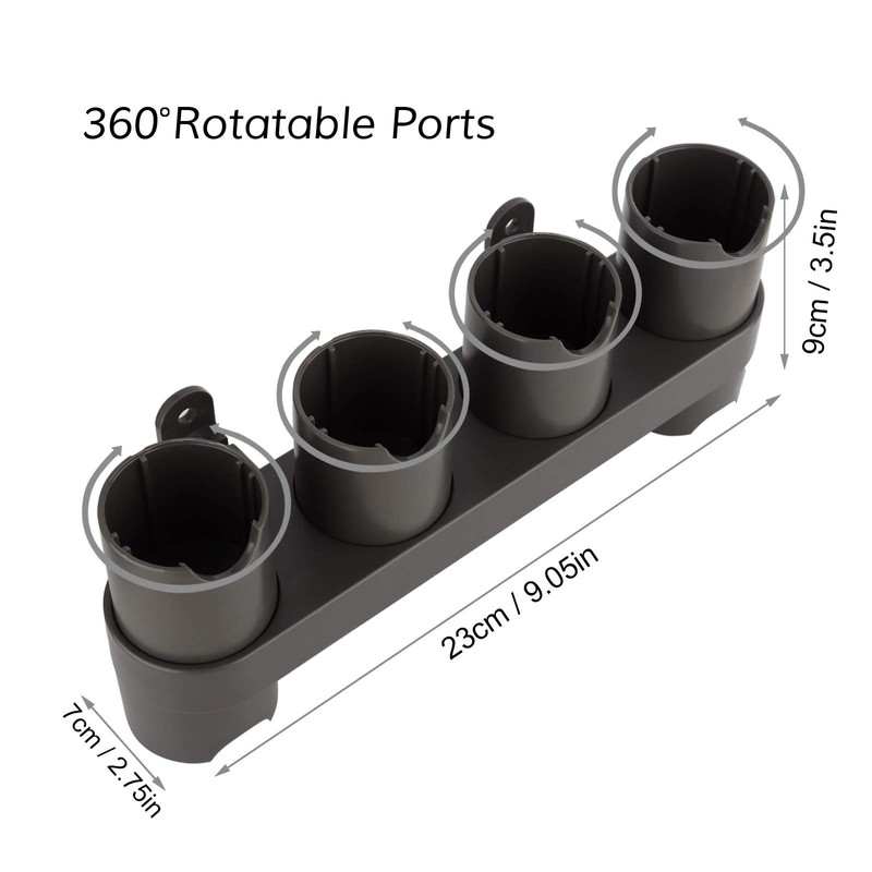 AINUO Wall Mount Accessory Holder for Dyson V8 V7 V10