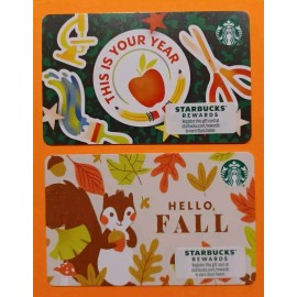 STARBUCKS CARDS 2024 " HELLO FALL & THIS IS YOUR YEAR " BRAND NEW  GREAT PRICE