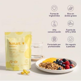 B-FIT Omega 3 1800 mg Ácidos Grasos - 1080 EPA y 720 DHA