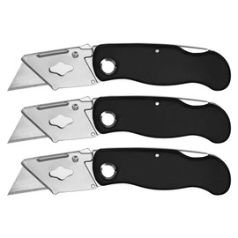 Performance Tool 1976 3pk Folding Utility Knives w/