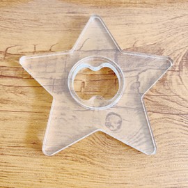 Star Shape Acrylic Bottle Opener Templates, Woodworking Router Template, Router Jig, Craft Template