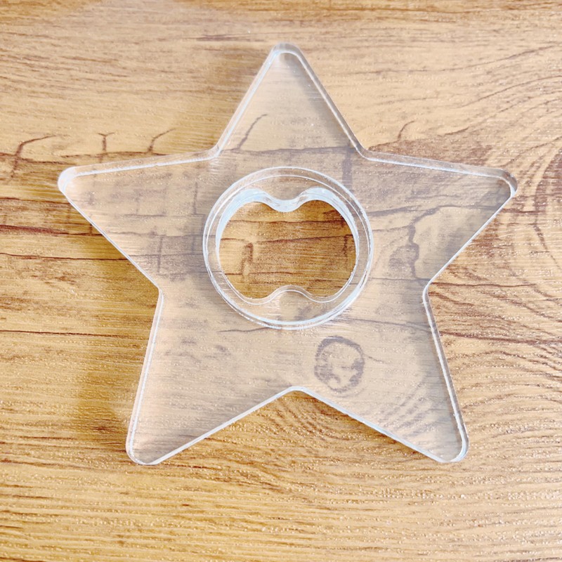 Star Shape Acrylic Bottle Opener Templates, Woodworking Router Template, Router