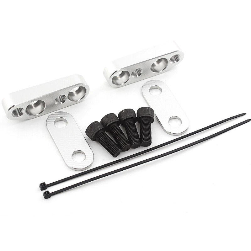 Trichtu Mount Chrome Adjustable Handlebar Risers Adapter For Honda Goldwing