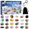 Crystal Advent Calendar 2024, 24 Day Christmas Countdown Calendar, Crystals