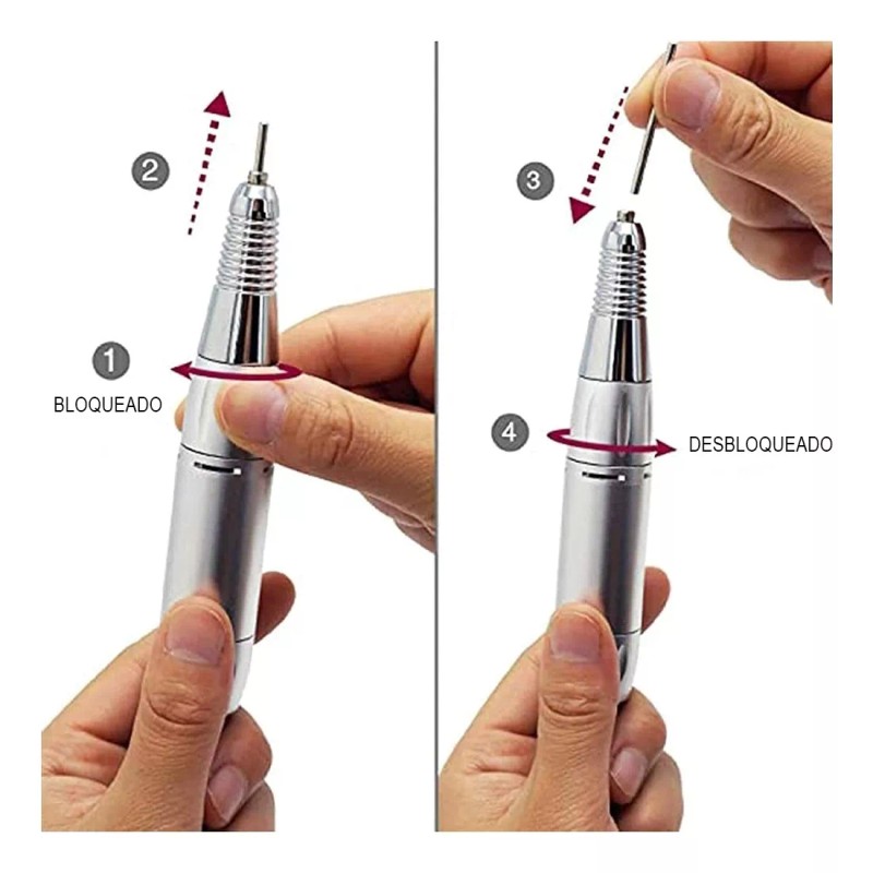 Obp Pulidor Drill Recargable Para Uñas Portátil 35000 Rpm
