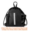 BeeGreen Drawstring Backpack – Gym & Sports Bag with Shoe