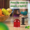 RESCUE! Reusable Indoor Fruit Fly Traps with Non-Toxic Liquid Attractant