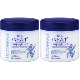 Reihaku Hatomugi Milky Cream, 10.6 oz (300 g) x 2 Packs
