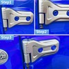 Door Hinge Nuts Replacement Screws Compatible for Jeep Wrangler JL