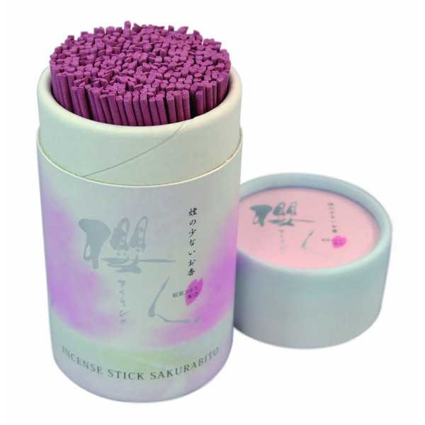 Marukana Murata Incense Sakura Tube Mini Size, Cherry Blossom Leaf