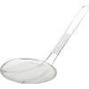Stainless Steel Flat Bit Round Scum Lifting 5.9 inches (15