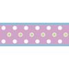 RoomMates RMK1455BCS Dotted Peel & Stick Border, Purple
