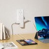 Adaptador divisor de pared vertical de 3 vías con 3