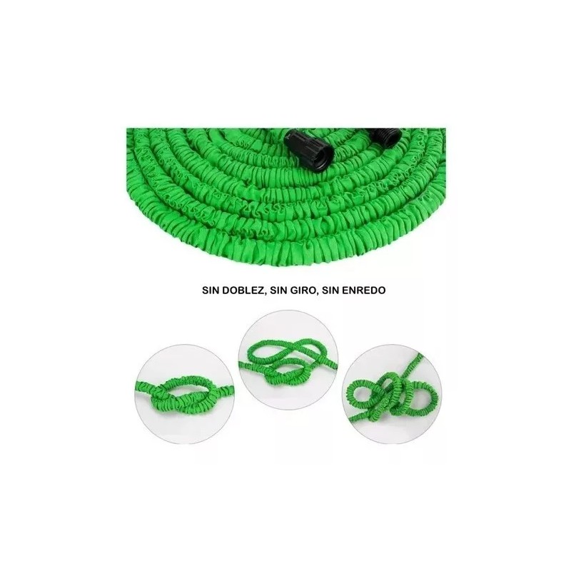 Magic Hose Mangueras Expandibles Jardin Pistolas Aspersor Retractil 30m