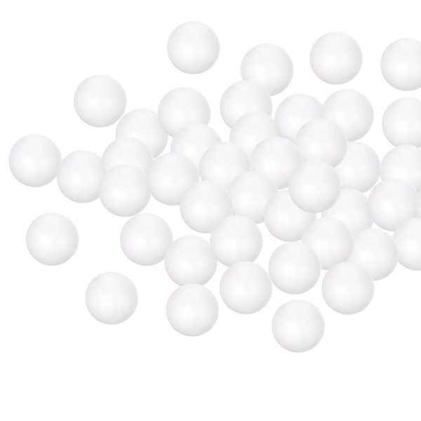 DMiotech 100 Pack 0.8 Inch Foam Balls Polystyrene Round Solid