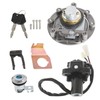 LABLT Motorcycle Ignition Switch Fuel Gas Cap Seat Lock Key