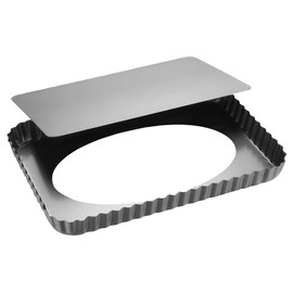 Patisse Silver-Top Quicheform mit losem Boden - 32x22cm