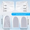 3-Layers Overpronation Insoles, Adjustable Heel Wedge Corrective Inserts, Correct Excessive