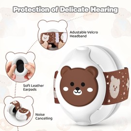 Baby Headphones,Baby Noise Cancelling Headphones with Adjustable Headband & Carrying Bag,25dB Noise Reduction Rating Infant Earmuff for Babies 0-36 Months,Baby Airplane Essentials for Travel & Sleep