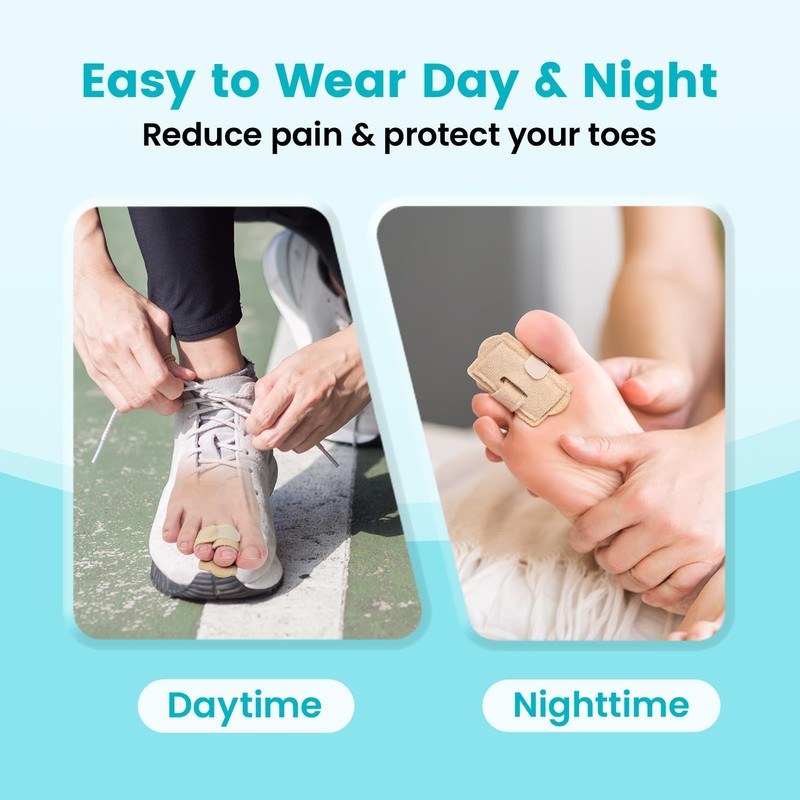 Hammer Toe Straightener Corrector Wrap for Women & Men, Hammer