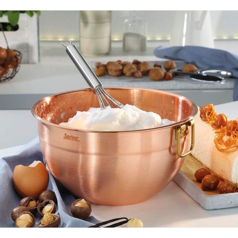 Spring Culinox Copper Mixing Bowl, 2.8 L, Diameter 20 cm,