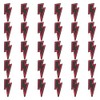 HOBBIESAY Pack of 30 Patches with Lightning for Iron-On Embroidered