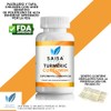 Turmeric Cúrcuma 100% Pura Con 120 Cápsulas Saisa Herbal
