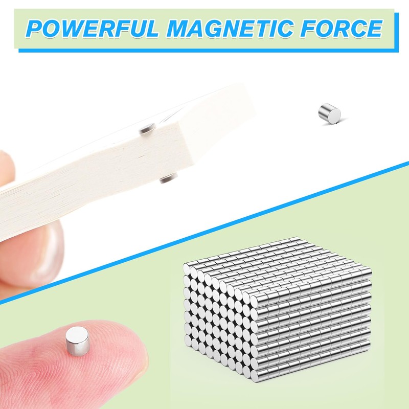 FINDMAG 50 Pcs 3 mm x 3 mm Mini Neodymium