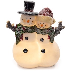 VP Home Snowman Couple Glowing LED Holiday Light