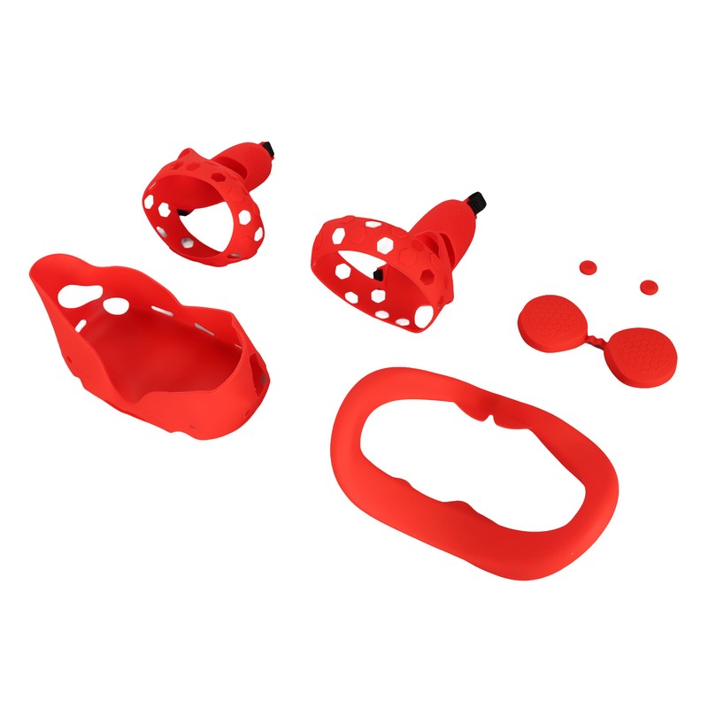 5 in 1 Silicone Cover Set for Quest 2 Includes