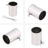 51 mm Universal Motorcycle Exhaust Pipe Silencers Stainless Steel Removable
