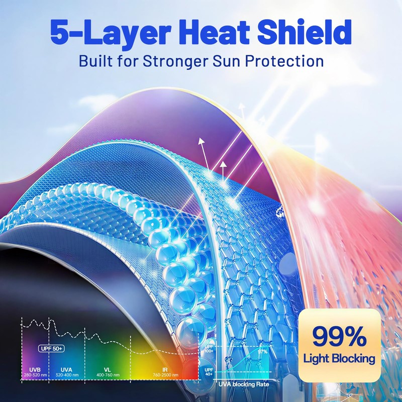 Car Windshield Sun Shade for Grand Cherokee 4XE 22-26,Foldable Car
