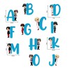Seyal® Tny Tan (BTS) A-Z Alphabet Wall Sticker
