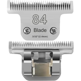 #84 Blade Dog Grooming Replacement Blades Compatible with Andis Dog Clippers,Dog Clipper Blades Compatible with Wahl KM-10 Series Clippers, Oster A5,Size-T-84 3/32-Inch Cut Length