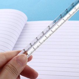 Clear Triangle Ruler Small Architectural Scale Ruler Pocket Size Ruler Metric Ruler Plastic Architectural Scale Ruler Ruler Triangle Ruler Drafting Tools Office and School Supplies