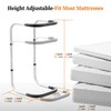 AKIMRABY Adjustable Blanket Lifter for Bed, Non-Slip Design with 4