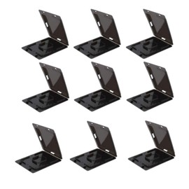 CHUANGRONG-US 9 Pcs Beekeeping Beehive Beetle Collector Trap Durable Catching Plastic Insect Traps Beehive Lid Hive Cover Case (Black)