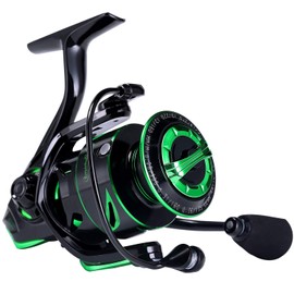 Sougayilang Fishing reels Light Weight Saltwater Spinning Reel - 39.5 LB Carbon Fiber Drag,12+1 BB Ultra Smooth All Aluminum Inshore Reel for Saltwater or Freshwater-3000