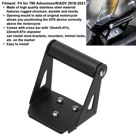 Tbest GPS Mount for 790 Adventure, Motorcycle Phone Holder, Motorcycle Navigation Mount GPS Phone Stand Holder, Motorcycle Phone Holder Replacement for 790 Adventure/R/ADV 2019-2021