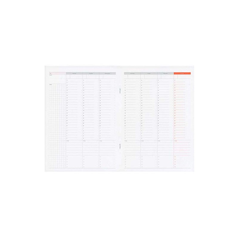 Radite B5 WEEKLY PLANNER Function Notebook, Vertical Type LDNT