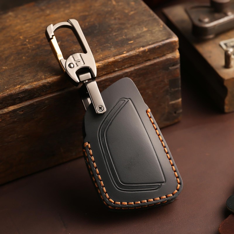 Aoocar Leather Key Fob Cover, Compatible with 2021-2025 2026 GMC