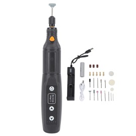 5 Speed 3.7V Mini Cordless Rotary Tool Mini Electric Grinder Set with Accessories USB Plug