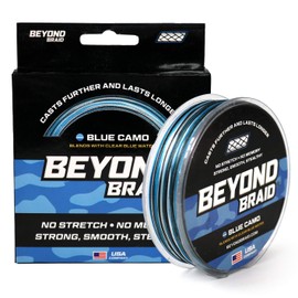 Beyond Braid Blue Camo 500 Yards 30lb